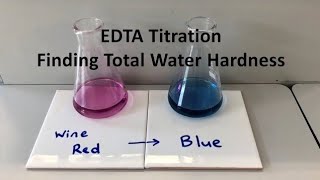 Determining Total Hardness of water using EDTA PART1Titration hardness microbiologyrahul [upl. by Irita]