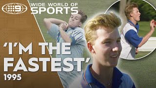 Promising youngster Brett Lee tries to break from older brother’s shadow  Wide World of Sports [upl. by Osswald]