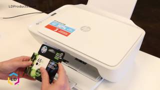 HP Deskjet 2710e How to ChangeReplace Ink Cartridges [upl. by Aliam837]