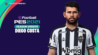 Diego Costa PES 2021  edição de jogador licenciado [upl. by Yllek157]