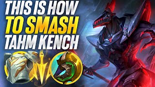 How to SMASH Tahm Kench toplane as Nasus S13  Carnarius  League of Legends [upl. by Haraz]