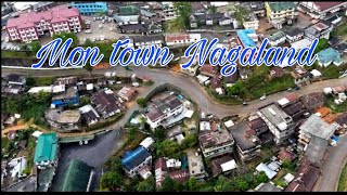 Mon town Nagaland aerial view  Mon Nagaland drone footage 2020 [upl. by Huskey475]