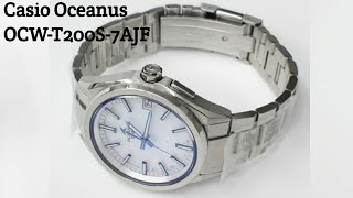 Casio Oceanus OCWT200S7AJF unboxing Life style [upl. by Lecram]