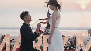 Jason amp Annie Wedding Proposal in Bali [upl. by Miarfe97]