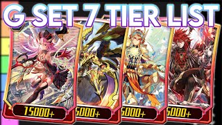 Tier List for the G Set 7 Meta Glorious Bravery of Radiant Sword  Vanguard Zero JP [upl. by Gerfen]