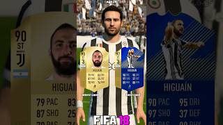 🇦🇷 GONZALO HIGUAIN worst vs best card in EVERY FIFA 1023⚽shorts fifa eafc24 fc24 higuain [upl. by Farman87]