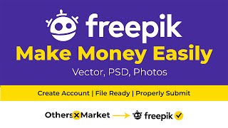 How to Become Freepik Contributor in English  Freepik Earning  File Ready  Upload amp Submit File [upl. by Searcy]