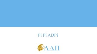 Pi Pi ADPi Alpha Delta Pi Song [upl. by Adnofal922]