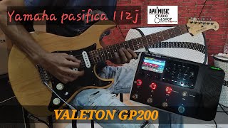 Yamaha pasifica 112j  valeton Gp200 cek sound [upl. by Ahsitil]