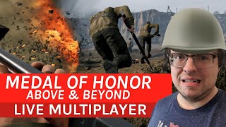 Medal of Honor Above and Beyond Multiplayer LIVE Gameplay Quest 2 wireless w Virtual Desktop [upl. by Queen751]