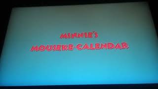 Minnies MousekeCalendar [upl. by Cassaundra]