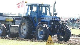 Ford 8630 Pulling The Sledge at Pulling Event in Hjørring  Tractor Pulling Denmark [upl. by Euqinomod]