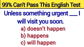 English grammar Test ✍️ Only a Genius Can Pass This Test Amazing Quiz [upl. by Ydieh994]