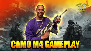 Camo M4 Gameplay OUTDOORS airsoft pewpew newvideo [upl. by Oskar]