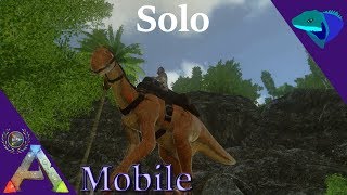 IGUANODON TAMING WOLF PACK ATTACKS US Solo ARK Mobile S1E7 [upl. by Gyimah]