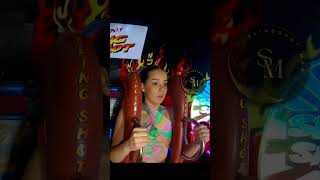 Slingshot ride funnygirl part 1 shorts funny [upl. by Eiromem]