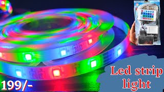 RGB Led Strip Light Unboxing amp Review I With Remote 2022 I [upl. by Jenne325]