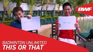 Badminton Unlimited  GideonSukamuljo – This or That  BWF 2018 [upl. by Derna]