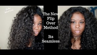 ♡ The NEW Flip Over Method  ft Ondibu Hair  TUTORIAL [upl. by Elocin]