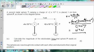 Electrostatics exam question [upl. by Jeuz]