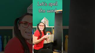 Learn Letters and Spelling for Kids  writing the word Card shorts firstwords spelling [upl. by Borreri]