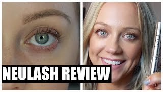 How I Grew My Lashes  Neulash Review  Before and After Pics [upl. by Omiseno]