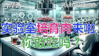 实验室培育肉来啦，你敢吃吗？｜cultivated meat，labgrown meat｜Alpha科技频道， by Alpha的摩西 [upl. by Emor]