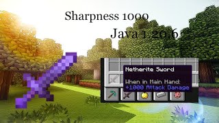 How To Get a SHARPNESS 1000 SWORD in Minecraft 1201 [upl. by Ecyob]