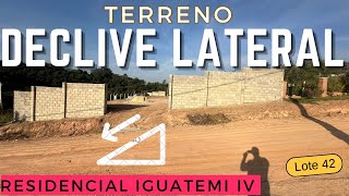 Terreno declive Lateral  Residencial Iguatemi [upl. by Hpeseoj]