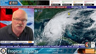 20241009 Major Hurricane Milton CAT4 12pm ET Update SISE 57 minutes [upl. by Eisac]