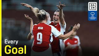 Every Goal From Matchday 2 Of The 202425 UEFA Womens Champions League [upl. by Jehoash]