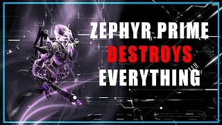 Zephyr Prime build  Easy to make  No archon shards [upl. by Nalo]