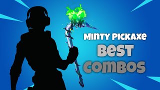 Best Combos  Merry Mint Pickaxe  Fortnite Harvesting Tool Skin Combos [upl. by Llewej]