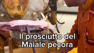 Il prosciutto del Maiale Pecora il mangalitza [upl. by Kyne158]