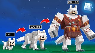 Minecraft dar Evoluez de la Pui de Lup la VARCOLAC GIGANTIC [upl. by Rolando146]