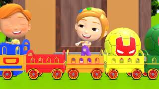 Choo Choo Train Song  Fun Vehicle Song For Kids  Nursery TV [upl. by Elsilrac710]