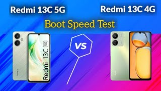 Redmi 13C 5G vs Redmi 13C 4G  Boot Speed Test  smartphone speed tech technology reshtechy [upl. by Karen]