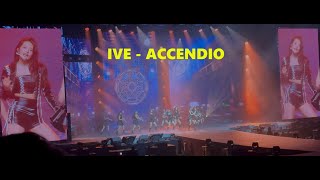 4K IVE  ACCENDIO  PARIS ACCOR ARENA  2024 [upl. by Whitcomb736]