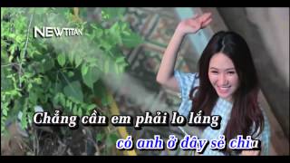 Karaoke HD Làm Vợ Anh Nhé  Full Beat Gốc  Chi Dân  Newtitan [upl. by Terb]