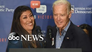 Joe Biden accused of inappropriate touching [upl. by Corbett]