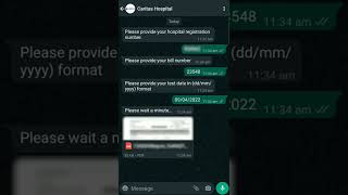 Collect your Lab Test Reports on WhatsApp  Hospital Services at WhatsApp [upl. by Meensat]
