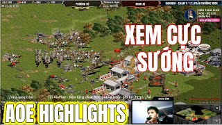 MÃN NHÃN CÔNG HAY THỦ DẼO CỦA 2 GAME THỦ CỐNG HIẾN THÀNH SIÊU PHẨM  AOE Highlights [upl. by Jelsma570]