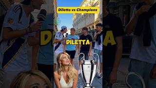 DILETTA LEOTTA o LA CHAMPIONS LEAGUE 🤔 🏆 [upl. by Ymiaj]