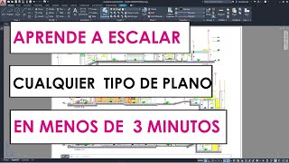 Como escalar en Autocad desde Layout bien explicado  2020 [upl. by Ahsienod249]