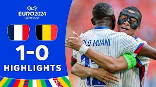 France 10 Belgium  All Goals amp Highlights  EURO 2024 [upl. by Aslin]