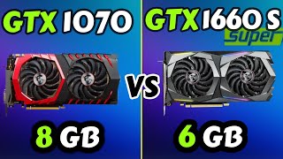 GTX 1070 vs GTX 1660 Super  Test in 10 Games [upl. by Ricca]