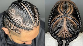 Fresh and Dope Cornrows for Men  Men Braids 2021 [upl. by Ozen891]