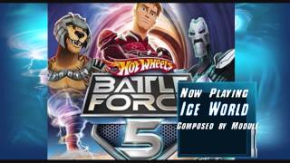 Hot Wheels Battle Force 5 The Game Soundtrack Ice World [upl. by Hopkins706]