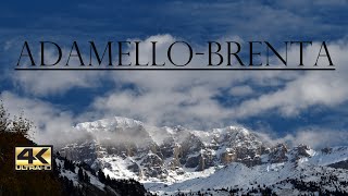 AdamelloBrenta 4K  Italian Alps drone and timelapse [upl. by Binni]