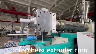 DN2001200 HDPE spiral winding solid wall water supply pipe extrusion machines [upl. by Viv188]